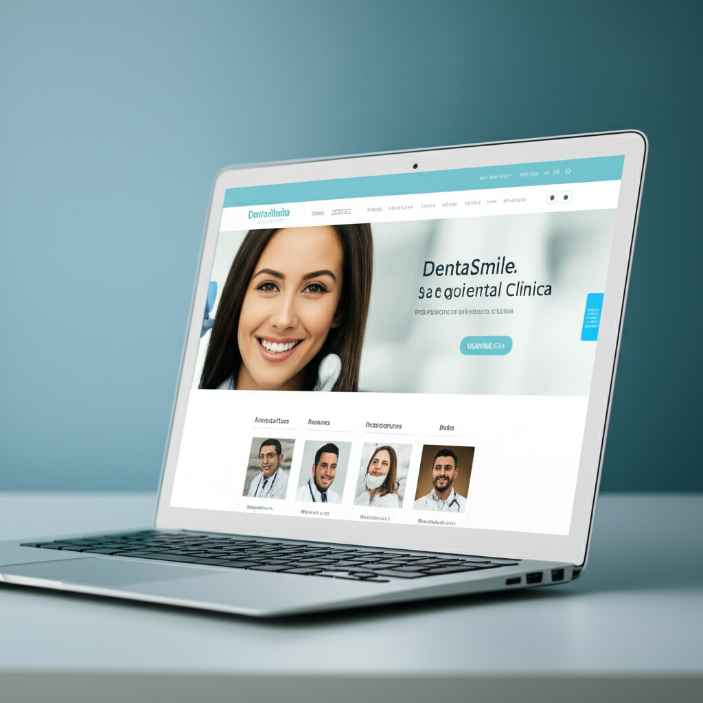 Sitio web de DentaSmile Clínica