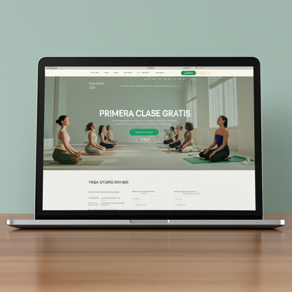 Sitio web de Yoga Studio Zen