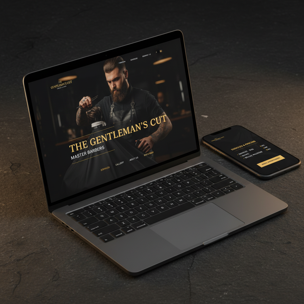 Sitio web de Barbería Elite